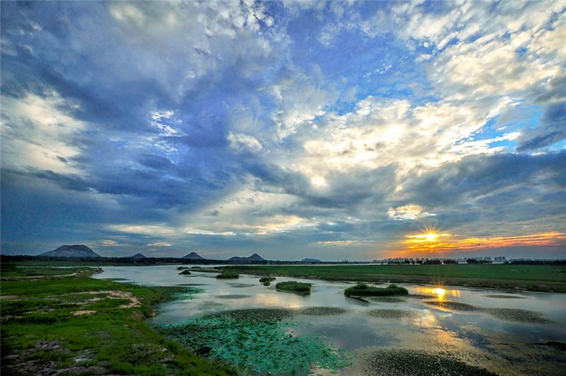 孟子湖夕阳-"孔子故乡 中国山东"国际网络摄影大赛官方网站