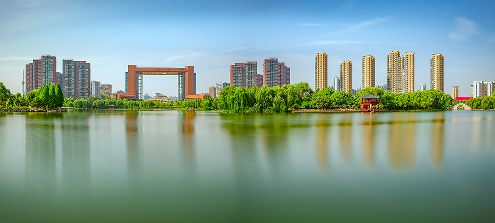 临沂五洲湖公园全景图片