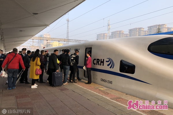 濰坊始發至煙臺,青島,濟南高速動車組列車今日首發