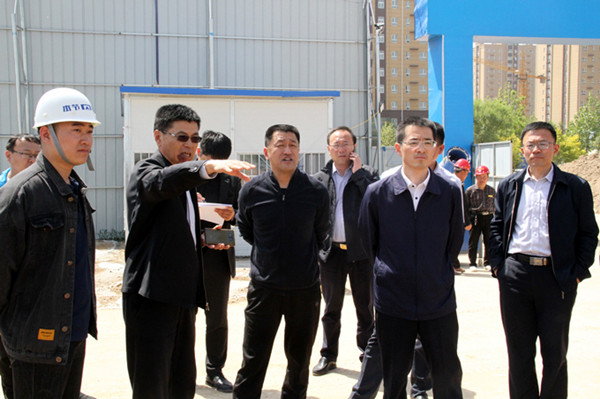 李永辉现场调度菏泽高新区重点项目建设