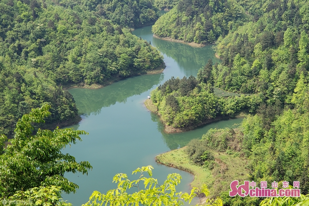  br/> 那裡依山傍水的白牆灰瓦山寨,掩映錯落於青山綠水之間,與自然