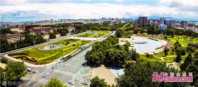 城阳区政府全景图