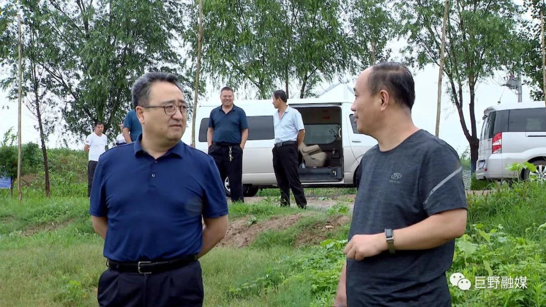 巨野县政府办,县水务局,农业农村局,独山镇有关负责同