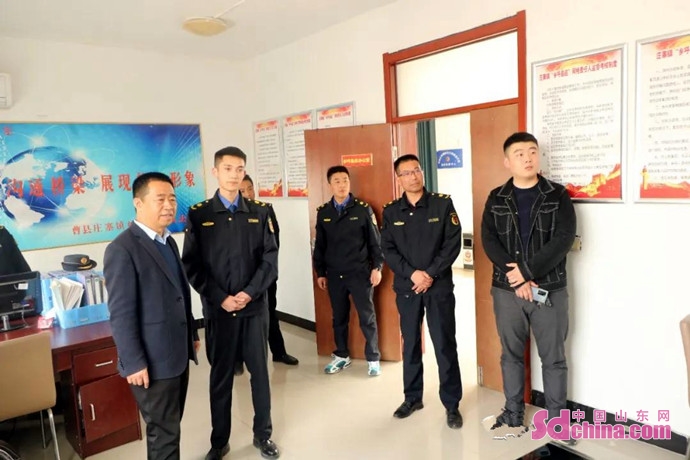 菏泽市牡丹区吴店镇来菏泽曹县庄寨镇综合行政执法局参观交流