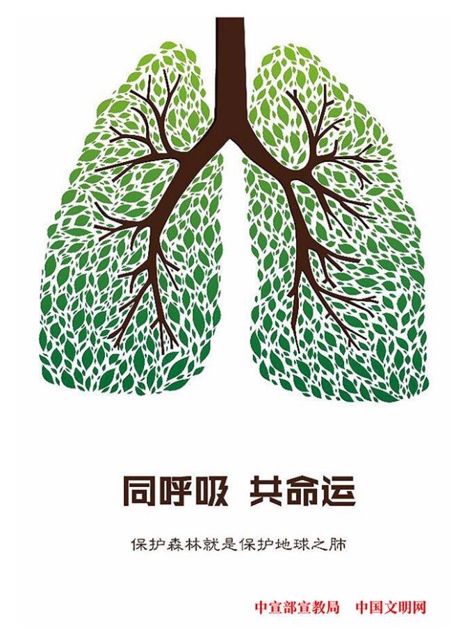 公益广告同呼吸共命运