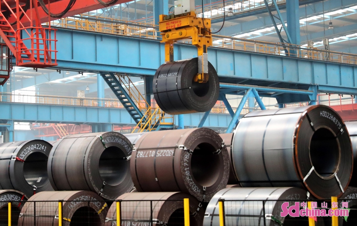 山东日照钢铁企业提质增效产业链条不断延伸