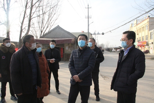 菏泽高新区党工委副书记管委会主任李永辉到万福办事处现场调度疫情